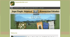 Desktop Screenshot of izapacalendar.com